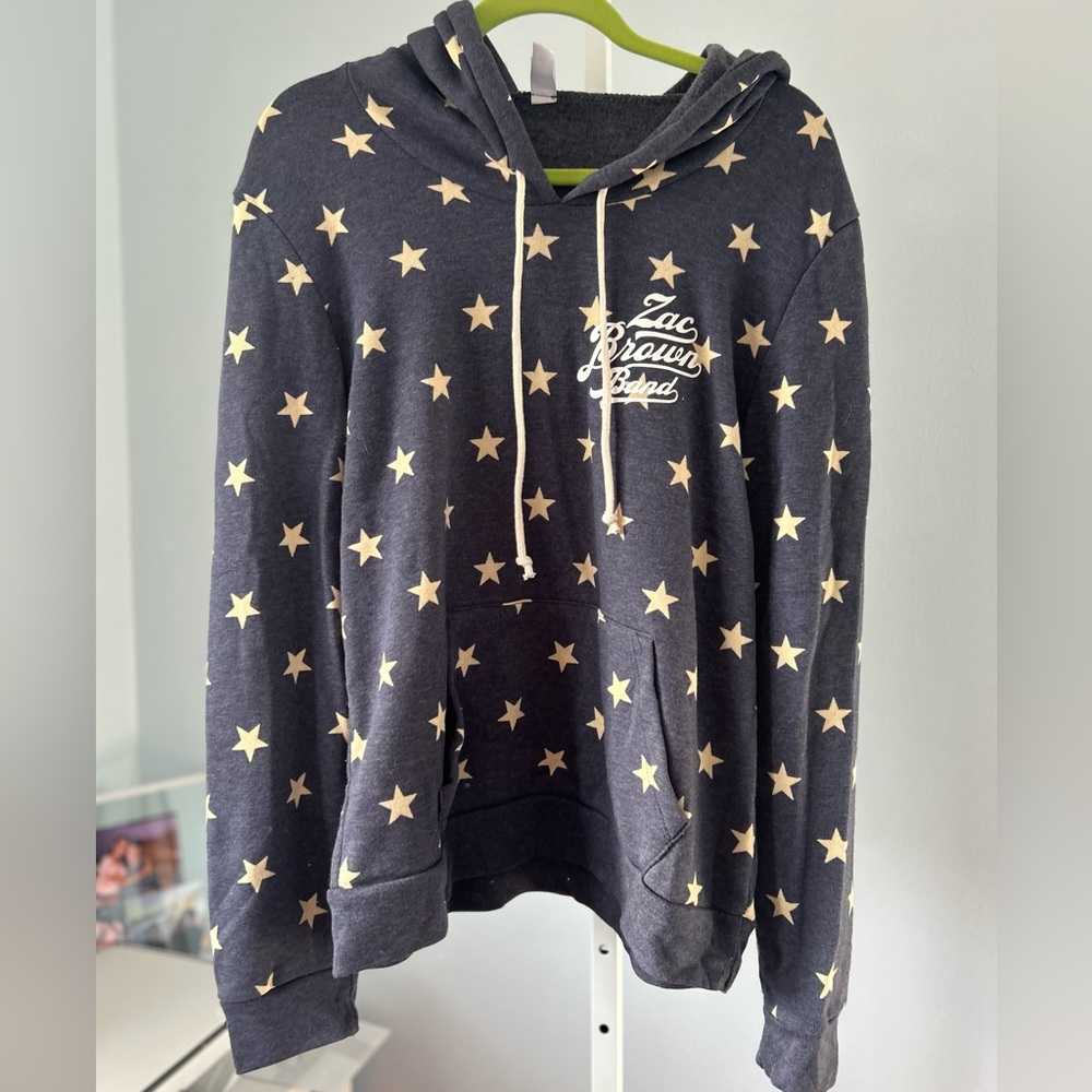 Zac Brown Band Handmade Lyric Hooded Sweatshirt - XL - Made with Cricut Vinyl